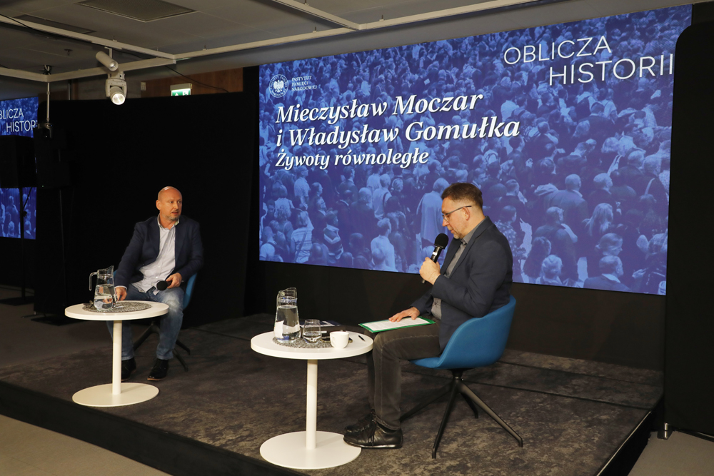 Spotkanie otwarte „Mieczysław Moczar i Władysław Gomułka – żywoty równoległe” z cyklu „Oblicza historii” – Warszawa, 24 listopada 2025. Fot. Piotr Życieński (IPN)