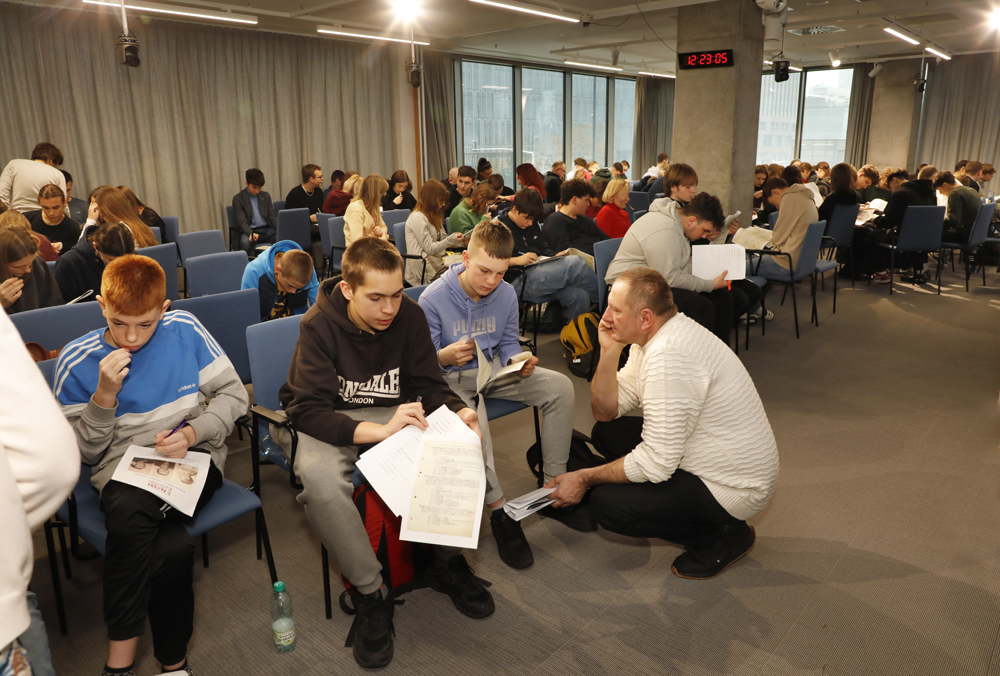 Spotkanie „Czego szukamy w archiwach?” w ramach IX edycji projektu „Łączka i inne miejsca poszukiwań” – Warszawa, 24 listopada 2025. Fot. Piotr Życieński (IPN)