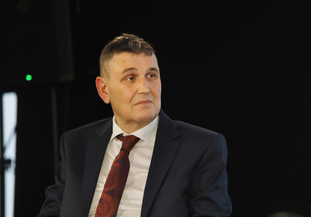 Spotkanie z cyklu „Namiestnicy Kremla i zarządcy komunistycznej Polski” w Centralnym Przystanku Historia. Na zdj. dr hab. Adam Dziuba – Warszawa, 25 listopada 2025. Fot. Piotr Życieński (IPN)