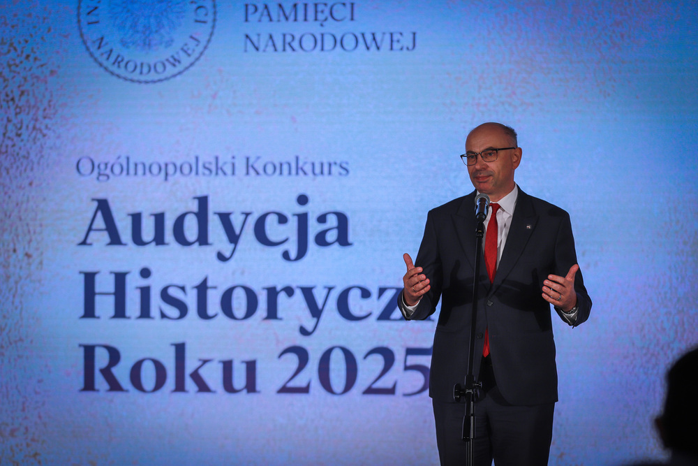 Gala finałowa ogólnopolskiego konkursu „Audycja Historyczna Roku”. Białystok, 26 listopada 2025 r. Fot. Paula Prudziłowicz (IPN)