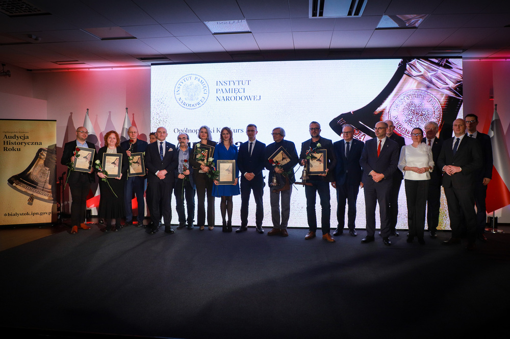 Gala finałowa ogólnopolskiego konkursu „Audycja Historyczna Roku”. Białystok, 26 listopada 2025 r. Fot. Paula Prudziłowicz (IPN)