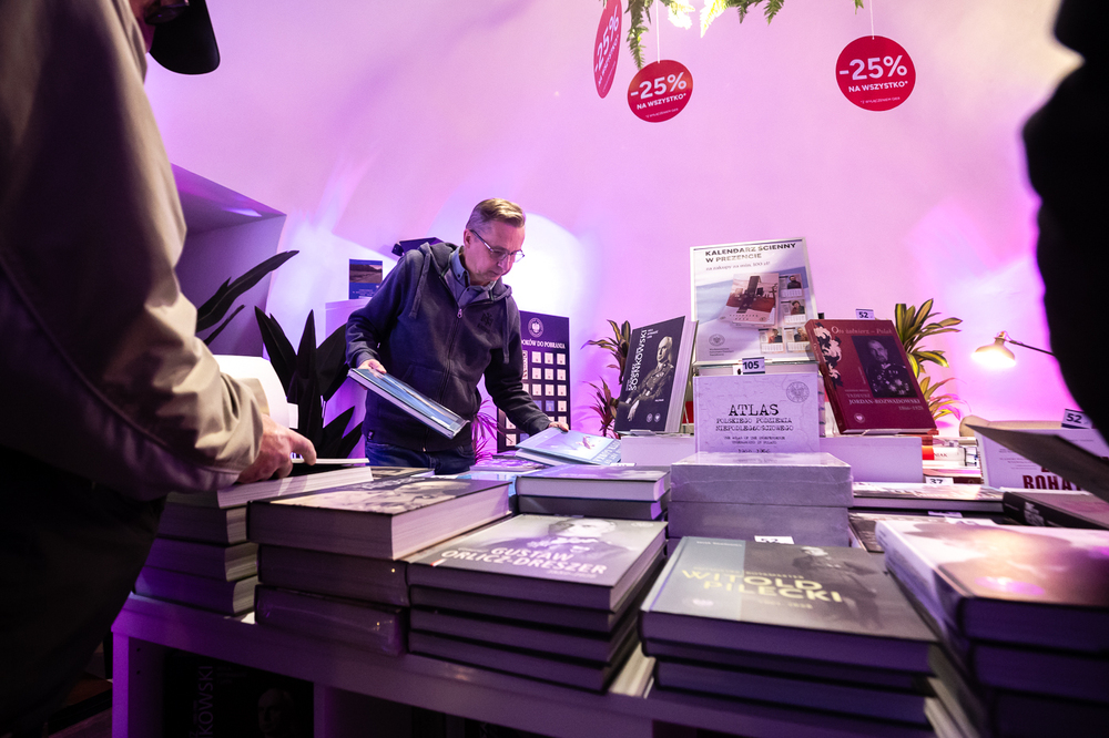 Wydawnictwo IPN na 33. Targach Książki Historycznej – Warszawa, 27 listopada 2025. Fot. Sławek Kasper (IPN)