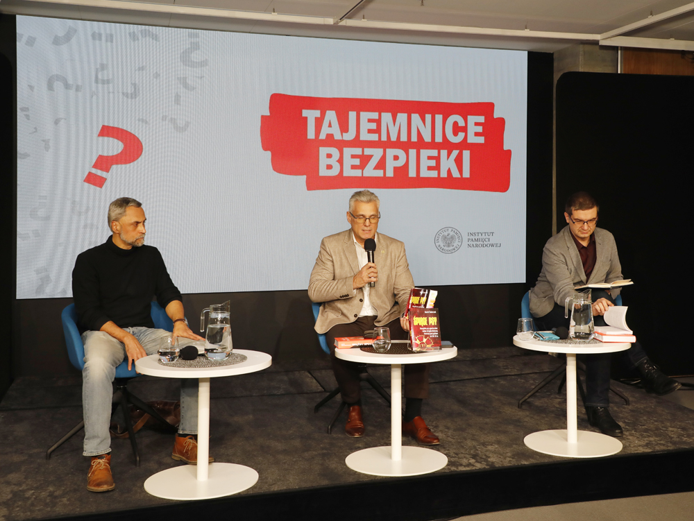 Spotkanie z cyklu „Tajemnice bezpieki” – Warszawa, 27 listopada 2025. Fot. Piotr Życieński (IPN)