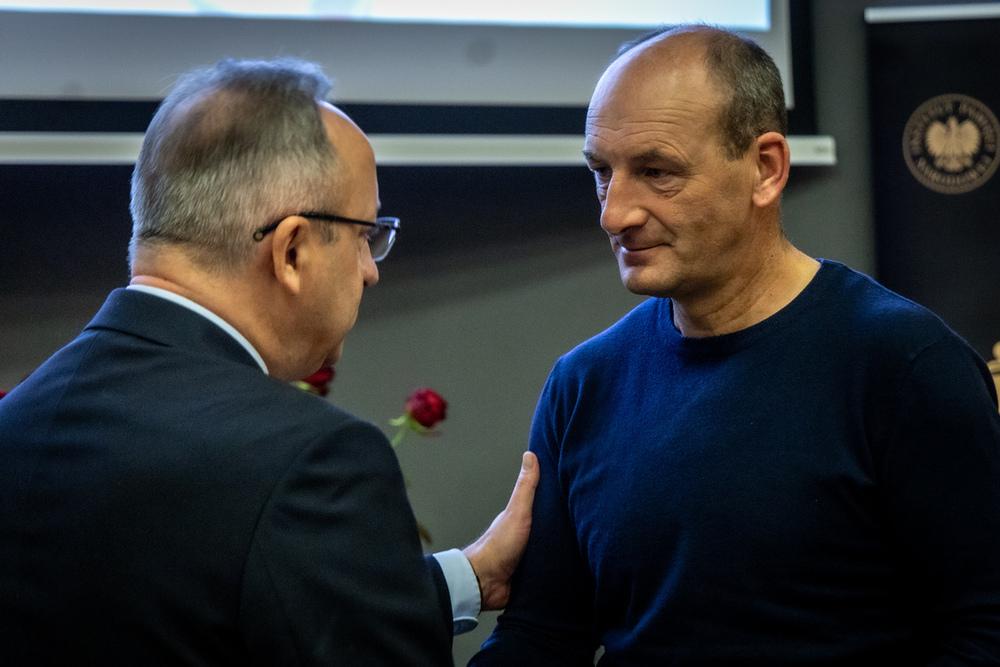 Uroczystość wręczenia Krzyży Wolności i Solidarności oraz nagrody Praesentes Prioribus – Olsztyn, 28 listopada 2025. Fot. Łukasz Czechyra (IPN)