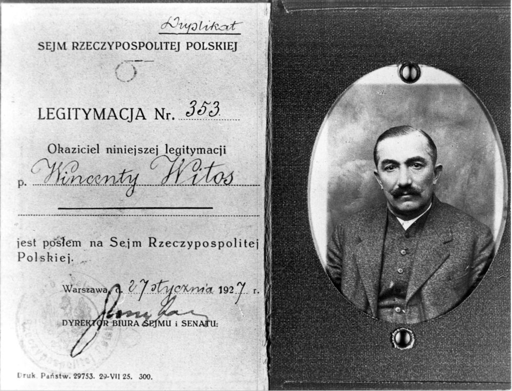 Wincenty Witos - działalność publiczna w latach 1908-1945. Fot. AIPN