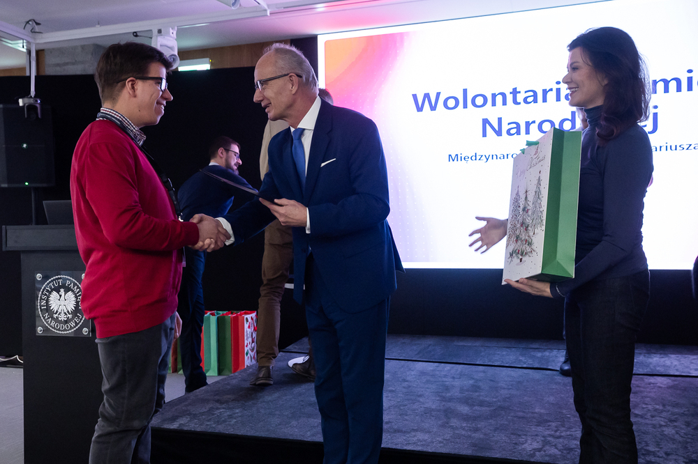 Obchody Międzynarodowego Dnia Wolontariusza: podsumowanie współpracy z wolontariuszami IPN – Warszawa 6 grudnia 2025 r. Fot. Sławek Kasper (IPN)