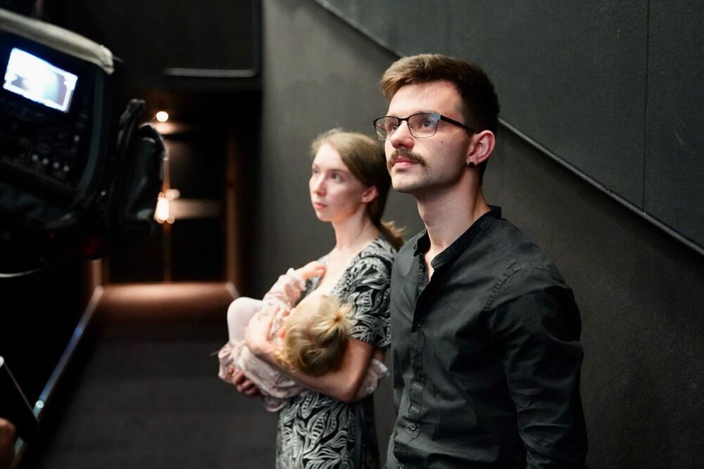 Premierowy pokaz filmu „Dziewczynka ze zdjęcia”. Na zdj. reżyser Przemysław Kaweński – Szczecin, 9 grudnia 2025. Fot. Marcin Górka (IPN)