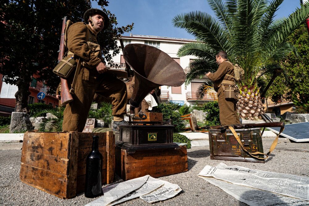 Fotosy z planu serialu „Szlak nadziei. Bitwa o Monte Cassino” | Archiwum BEN IPN