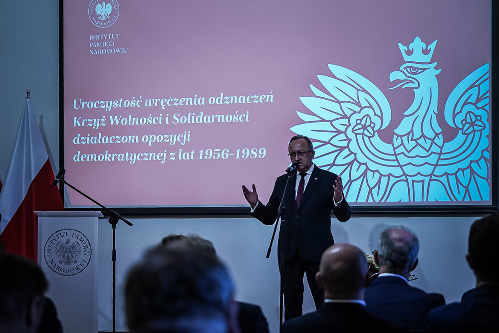 Uroczystość wręczenia Krzyży Wolności i Solidarności – Warszawa, 13 grudnia 2025. Fot. Mateusz Niegowski (IPN)