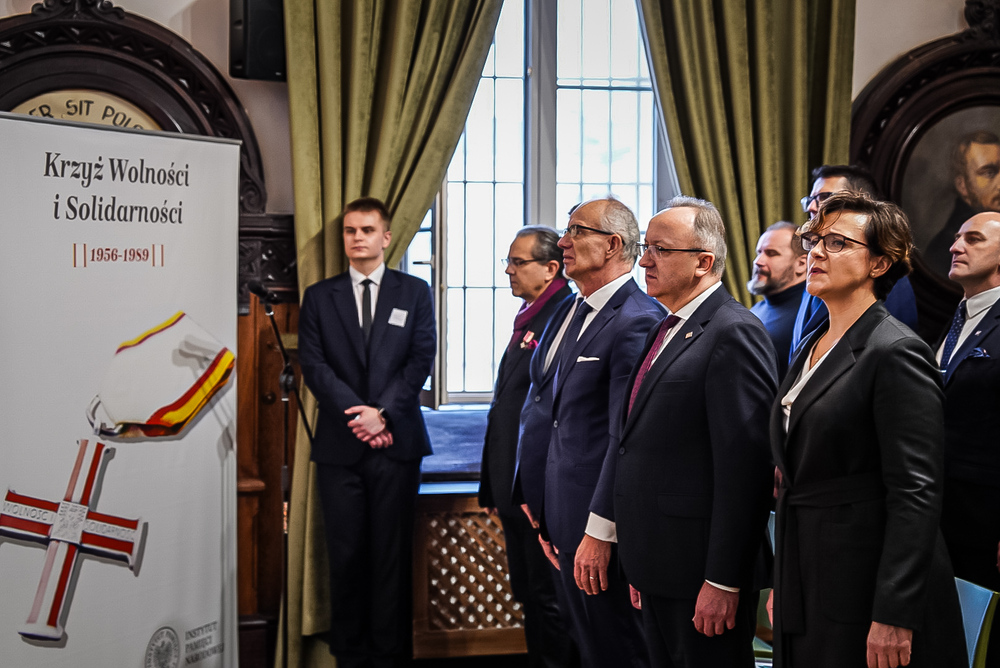 Uroczystość wręczenia Krzyży Wolności i Solidarności – Warszawa, 13 grudnia 2025. Fot. Mateusz Niegowski (IPN)