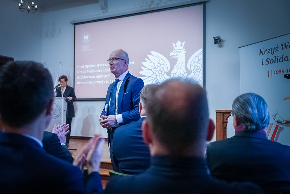 Uroczystość wręczenia Krzyży Wolności i Solidarności – Warszawa, 13 grudnia 2025. Fot. Mateusz Niegowski (IPN)