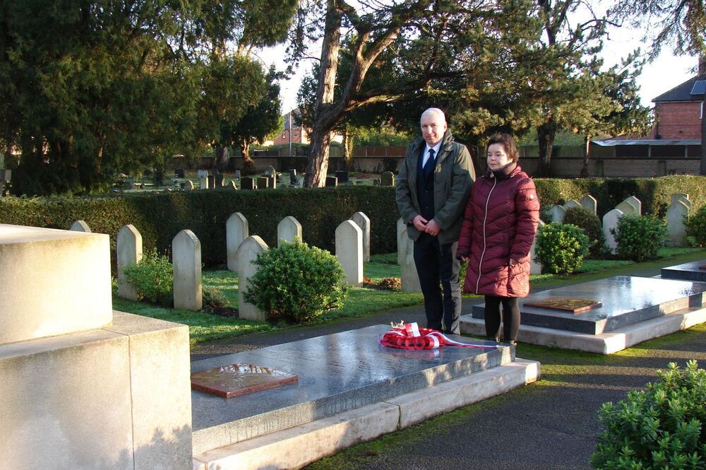 Cmentarz Polskich Lotników w Newark-on-Trent – 13 grudnia 2025. Fot. Karol Balicki, RAF Ingham – Centrum Polskich Dywizjonów Bombowych