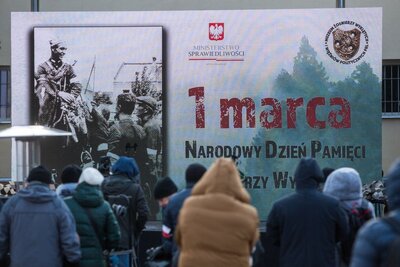 Uroczystość Narodowego Dnia Pamięci Żołnierzy Wyklętych na Rakowieckiej w Warszawie – 1 marca 2018. Fot. Sławomir Kasper