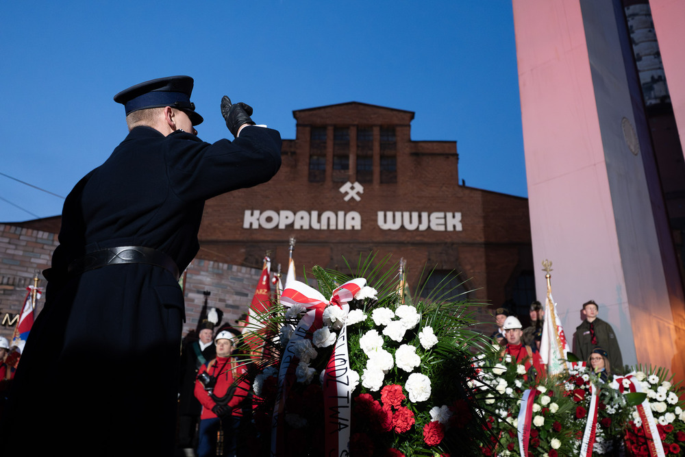 44. rocznica pacyfikacji kopalni „Wujek” – Katowice, 16 grudnia 2025. Fot. Krzysztof Łojko (IPN)