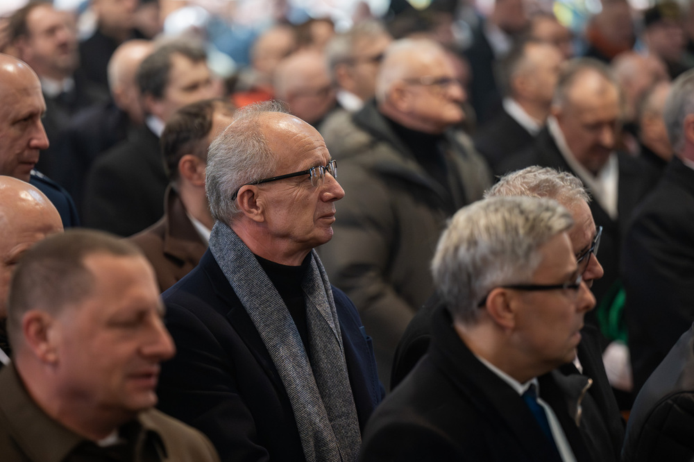 44. rocznica pacyfikacji kopalni „Wujek”. Na zdj. zastępca prezesa IPN dr hab. Krzysztof Szwagrzyk – Katowice, 16 grudnia 2025. Fot. Krzysztof Łojko (IPN)