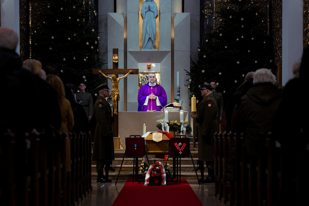 Uroczystości pogrzebowe Władysława Siemaszki – Warszawa, 18 grudnia 2025. Fot. Mateusz Niegowski (IPN)