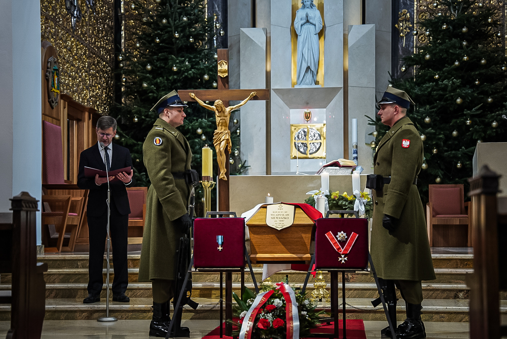 Uroczystości pogrzebowe Władysława Siemaszki – Warszawa, 18 grudnia 2025. Fot. Mateusz Niegowski (IPN)