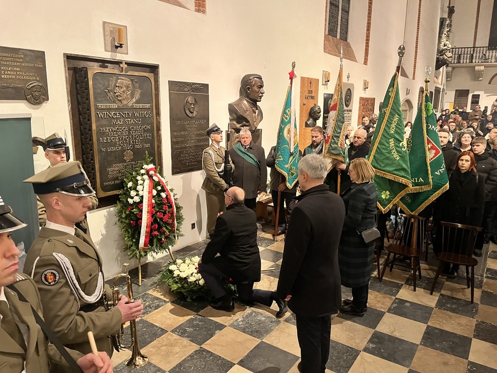 50. rocznica odsłonięcia tablicy poświęconej Witosowi – Warszawa, 28 grudnia 2025. Fot. Rafał Pękalski (IPN)
