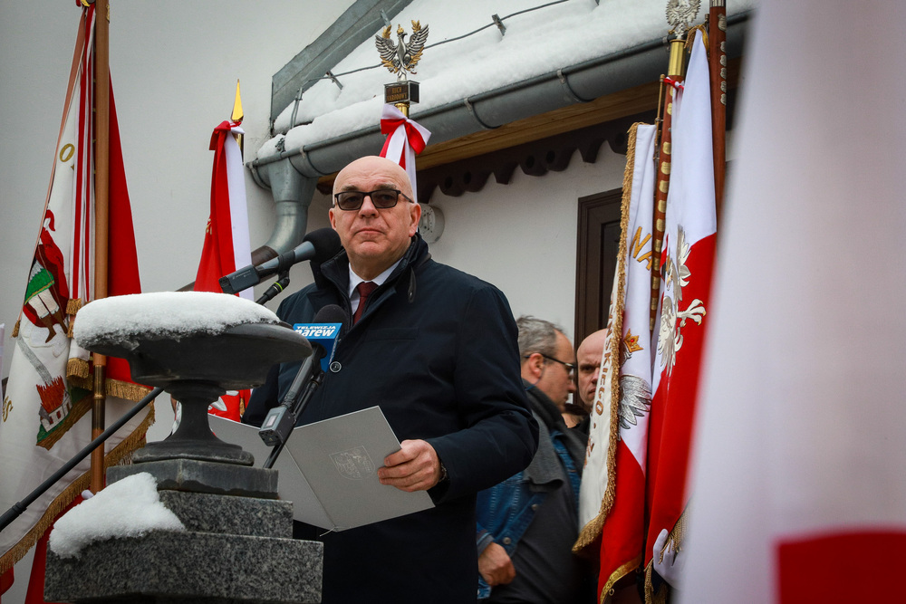 Obchody 87. rocznicy śmierci Romana Dmowskiego – Drozdowo, 2 stycznia 2026 r. Fot. Paula Prudziłowicz (IPN)