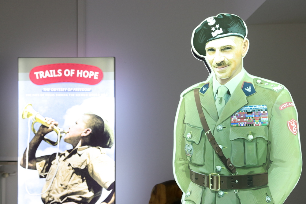 Wystawa „Szlaki Nadziei. Odyseja Wolności” w Centrum Edukacyjnym IPN im. Janusza Kurtyki – Warszawa, 2026 r. Fot. Agnieszka Szajewska (IPN)