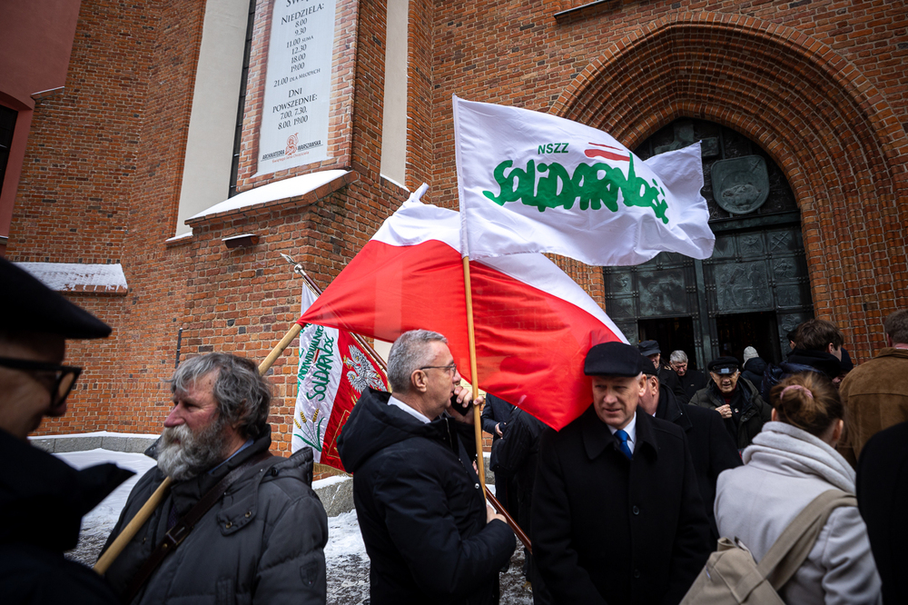 Obchody 45. rocznicy powstania NSZZ Rolników Indywidualnych „Solidarność” – Warszawa, 11 stycznia 2026. Fot. Sławek Kasper (IPN)