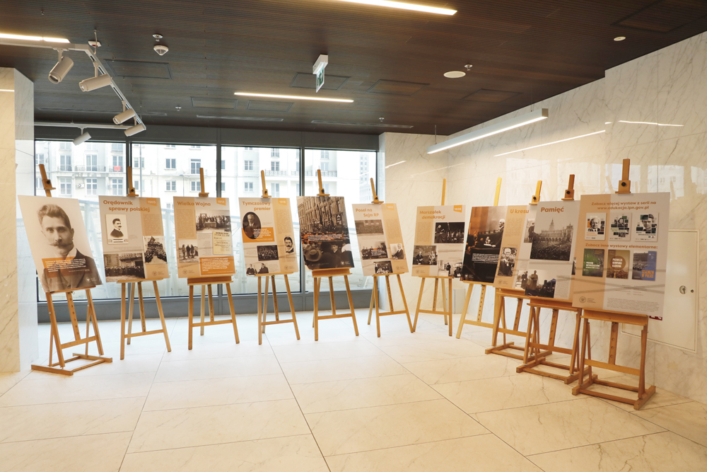 Wystawa „Ignacy Daszyński” w Centralnym Przystanku Historia IPN. Fot. Piotr Życieński (IPN)