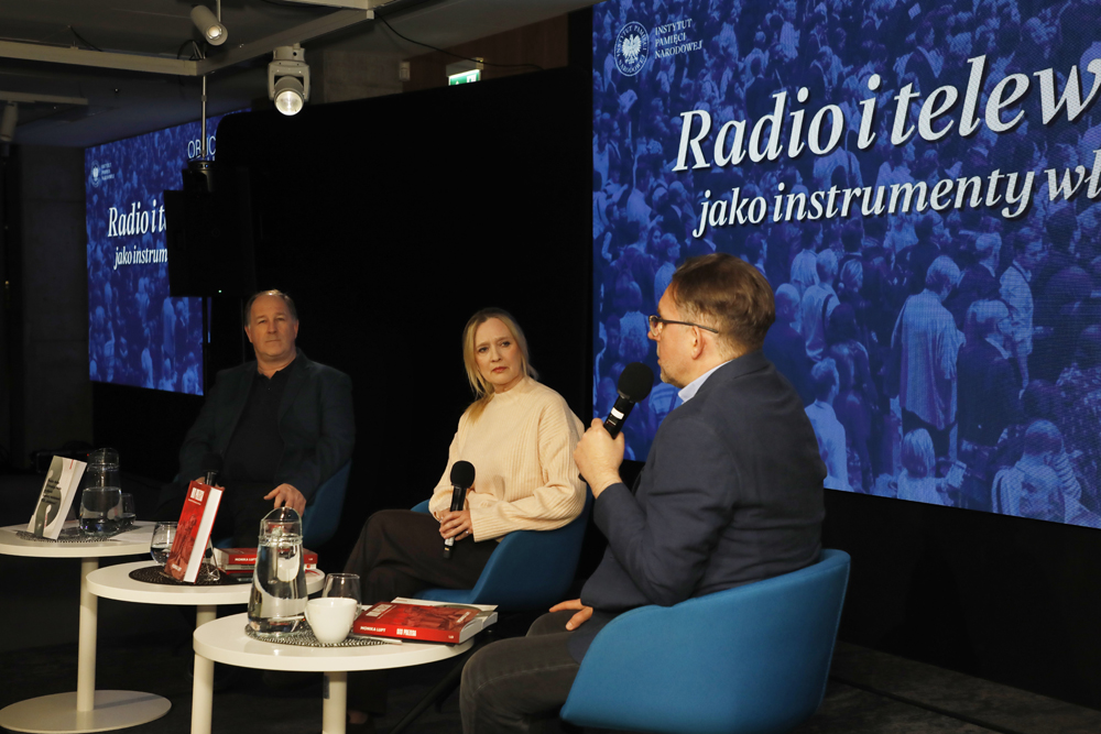 Spotkanie otwarte „Radio i telewizja jako instrumenty władzy” z cyklu „Oblicza historii” – Warszawa, 13 stycznia 2026. Fot. Piotr Życieński (IPN)