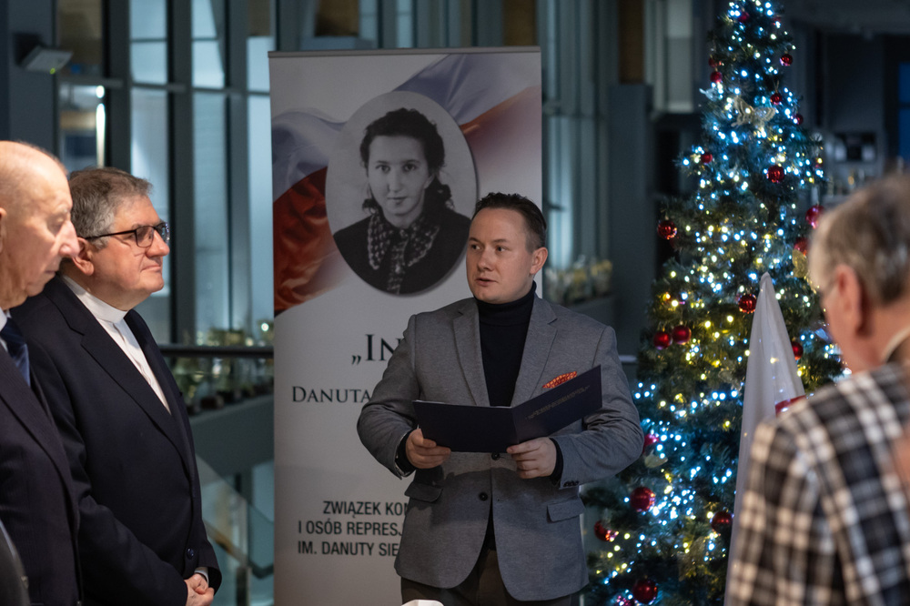 Świąteczno-noworoczne spotkanie związku Kombatantów i Osób Represjonowanych RP im. Danuty Siedzikówny „Inki”. Gdynia, 14 stycznia 2026 r. Fot. Artur Chomicz