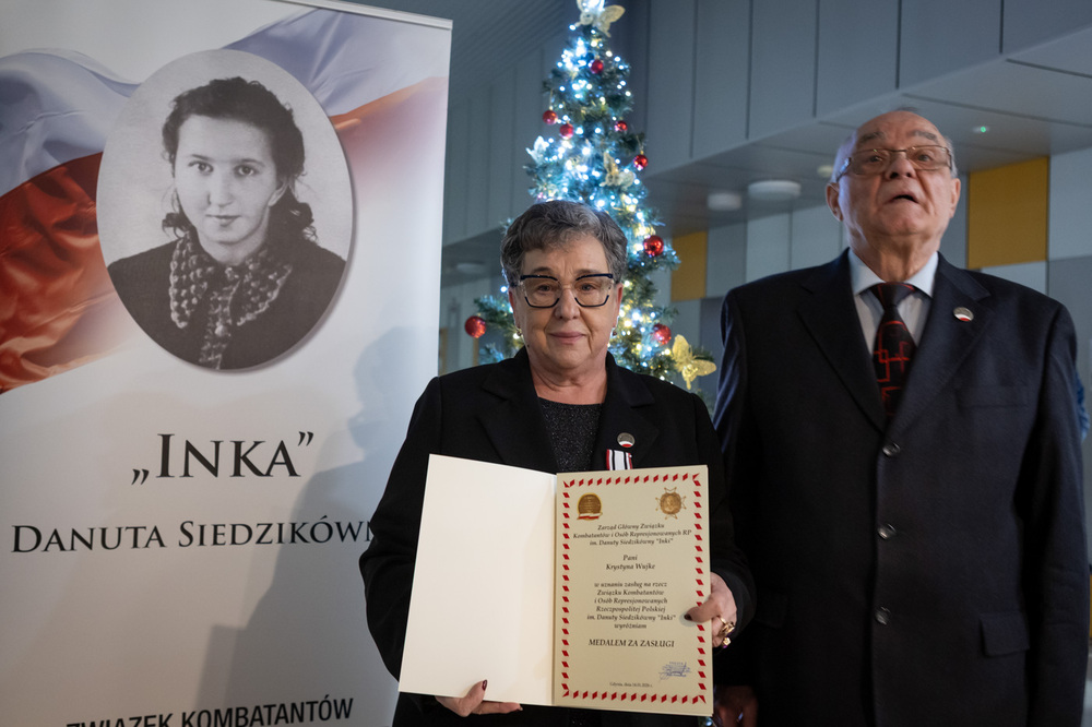 Świąteczno-noworoczne spotkanie związku Kombatantów i Osób Represjonowanych RP im. Danuty Siedzikówny „Inki”. Gdynia, 14 stycznia 2026 r. Fot. Artur Chomicz