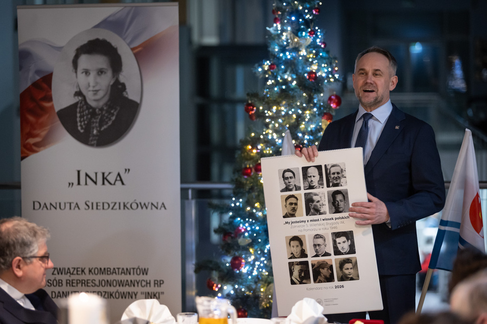 Świąteczno-noworoczne spotkanie związku Kombatantów i Osób Represjonowanych RP im. Danuty Siedzikówny „Inki”. Gdynia, 14 stycznia 2026 r. Fot. Artur Chomicz