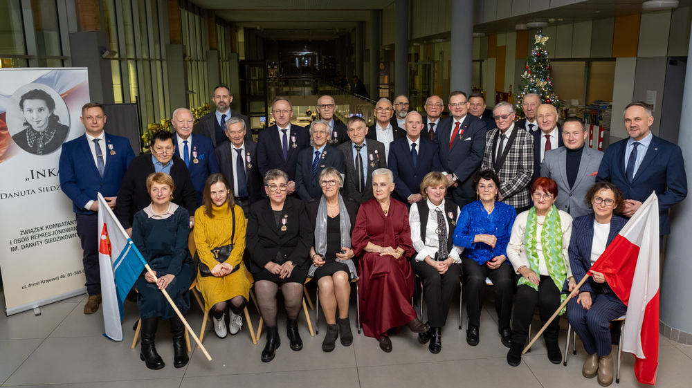 Świąteczno-noworoczne spotkanie związku Kombatantów i Osób Represjonowanych RP im. Danuty Siedzikówny „Inki”. Gdynia, 14 stycznia 2026 r. Fot. Artur Chomicz