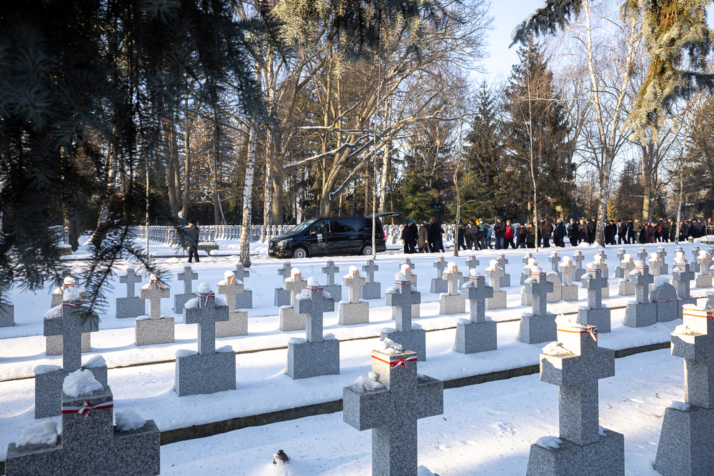 Pożegnaliśmy prof. dr. hab. Andrzeja Paczkowskiego – Warszawa, 19 stycznia 2026. Fot. Sławek Kasper (IPN)