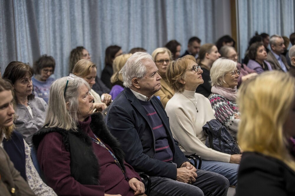 Dyskusja o albumie „Z »nieludzkiej ziemi« do krainy maharadżów. Polscy uchodźcy z ZSRS w Indiach 1942–1948” – Warszawa, 21 stycznia 2026. Fot. Katarzyna Adamów (IPN)
