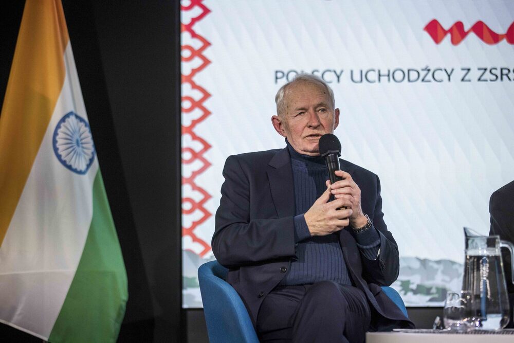 Dyskusja o albumie „Z »nieludzkiej ziemi« do krainy maharadżów. Polscy uchodźcy z ZSRS w Indiach 1942–1948” – Warszawa, 21 stycznia 2026. Fot. Katarzyna Adamów (IPN)