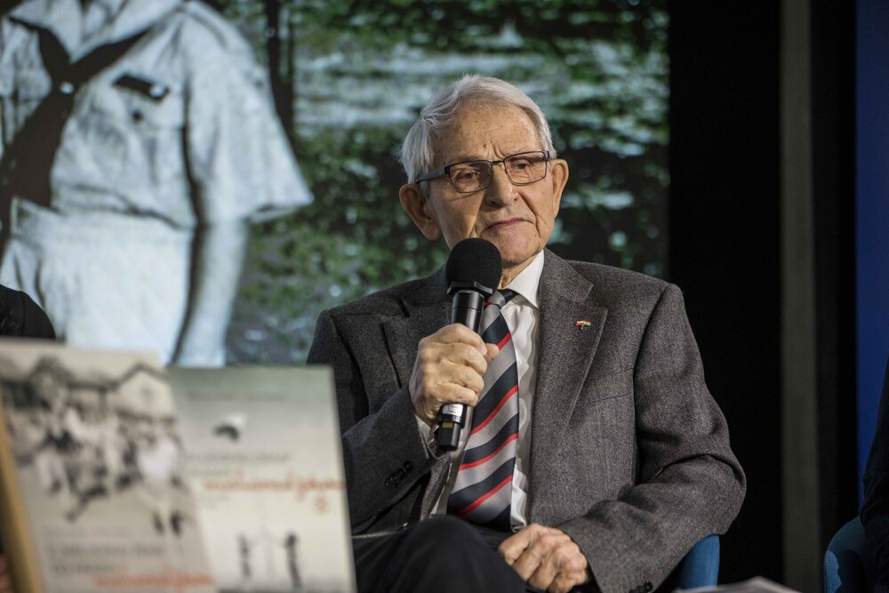 Dyskusja o albumie „Z »nieludzkiej ziemi« do krainy maharadżów. Polscy uchodźcy z ZSRS w Indiach 1942–1948” – Warszawa, 21 stycznia 2026. Fot. Katarzyna Adamów (IPN)