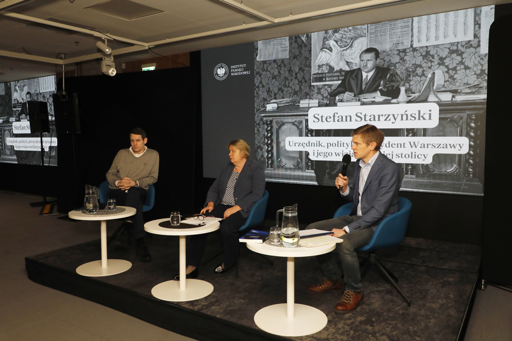 Debata „Stefan Starzyński. Urzędnik, polityk, prezydent Warszawy i jego wizja wielkiej stolicy” – Warszawa, 26 stycznia 2026. Fot. Piotr Życieński (IPN)