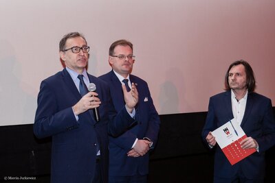 Pokaz filmu „Gurgacz. Za Boga i Ojczyznę” – Warszawa, 2 marca 2018. Fot. Marcin Jurkiewicz (IPN)