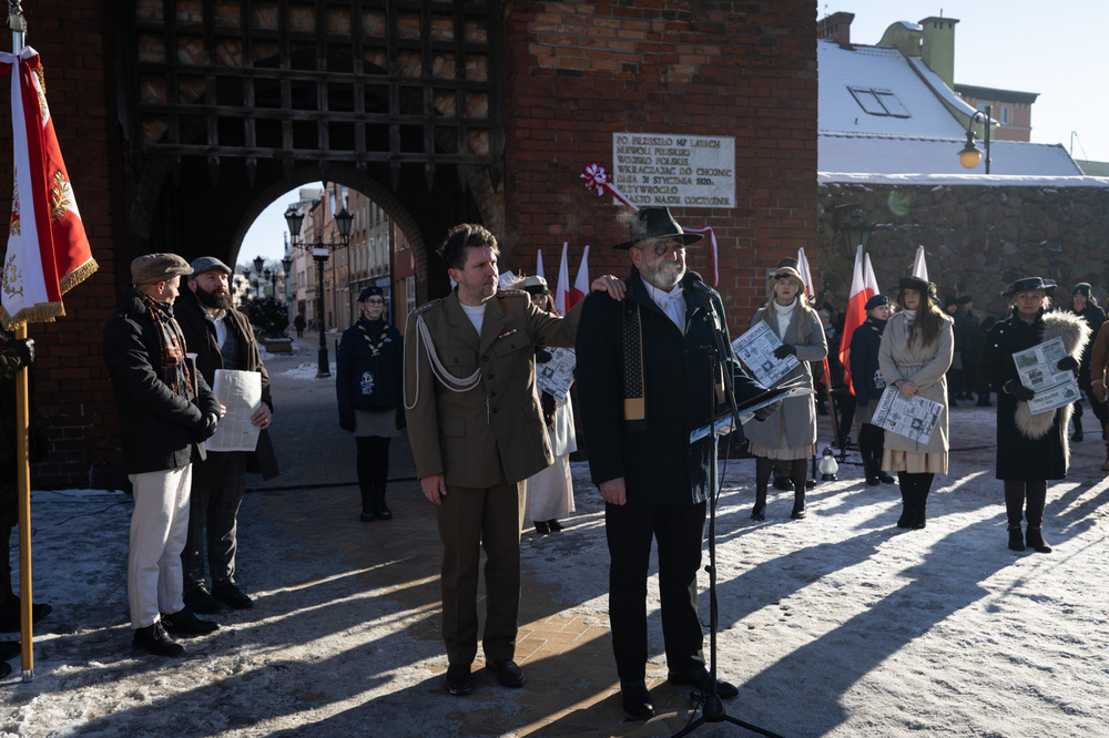 Obchody 106. rocznicy powrotu miasta Chojnice do Ojczyzny. 31 stycznia 2026 roku. Fot. Roman Jocher