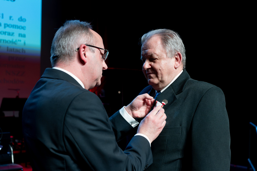 „Solidarni, nasz jest ten dzień” – obchody 45. rocznicy strajku generalnego na Podbeskidziu – Bielsko-Biała, 4 lutego 2026. Fot. Krzysztof Łojko (IPN)