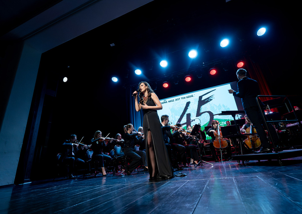 „Solidarni, nasz jest ten dzień” – obchody 45. rocznicy strajku generalnego na Podbeskidziu – Bielsko-Biała, 4 lutego 2026. Fot. Krzysztof Łojko (IPN)