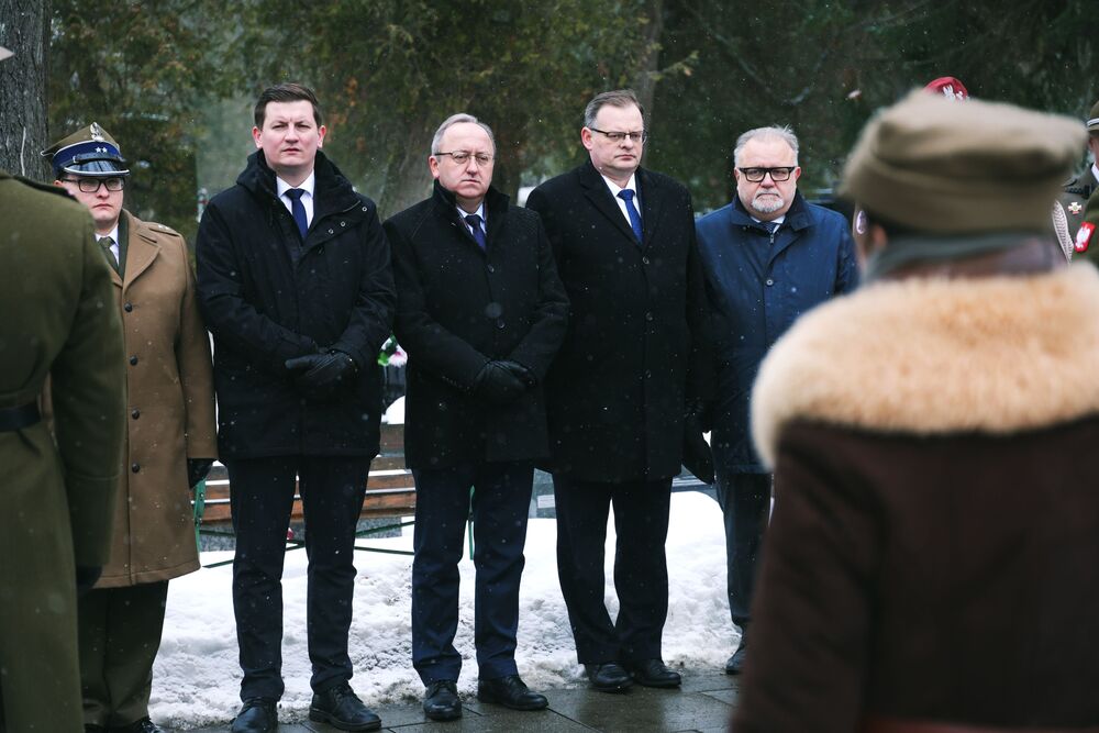 75. rocznica śmierci mjr. Zygmunta Szendzielarza „Łupaszki” – Warszawa, 8 lutego 2026. Fot. Dariusz Skrzyniarz (IPN)