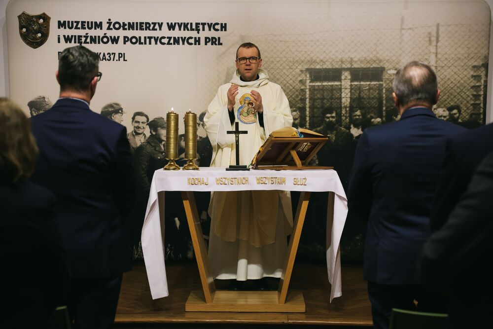 75. rocznica śmierci mjr. Zygmunta Szendzielarza „Łupaszki” – Warszawa, 8 lutego 2026. Fot. Dariusz Skrzyniarz (IPN)