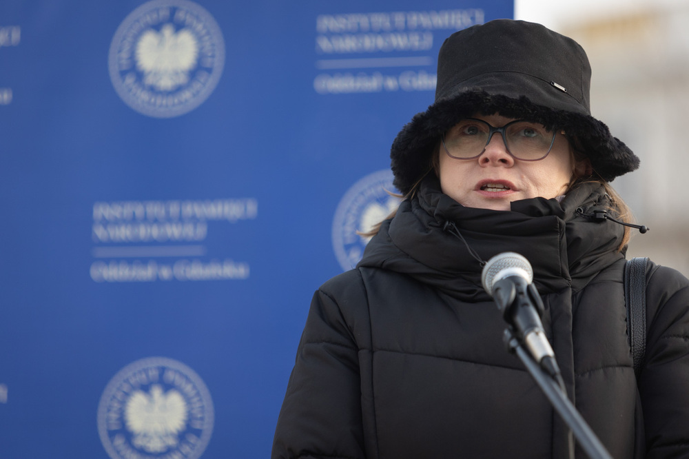 Otwarcie wystawy „Gdynia wczoraj i dziś”. Na zdj. dr Barbara Męczykowska, autorka wystawy – 10 lutego 2026. Fot. Roman Jocher