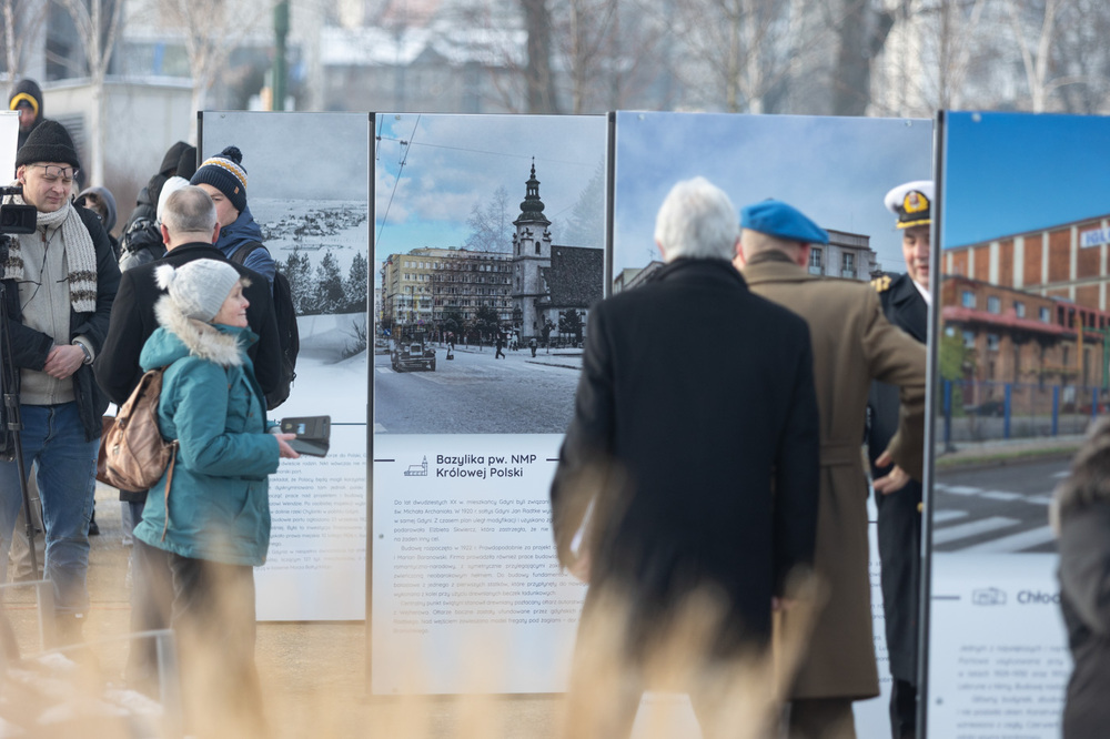 Otwarcie wystawy „Gdynia wczoraj i dziś” – 10 lutego 2026. Fot. Roman Jocher
