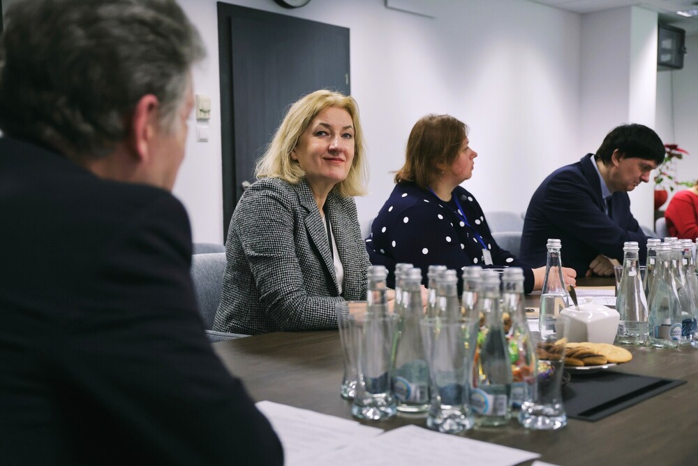 Przedstawiciele Centrum Badań Ludobójstwa i Ruchu Oporu Mieszkańców Litwy z wizytą w IPN – Warszawa, 11 lutego 2026. Fot. Dariusz Skrzyniarz (IPN)