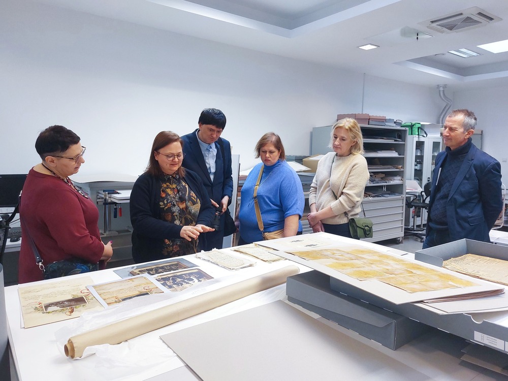 Przedstawiciele Centrum Badań Ludobójstwa i Ruchu Oporu Mieszkańców Litwy z wizytą w IPN – Warszawa, 12 lutego 2026. Fot. Katarzyna Adamów (IPN)