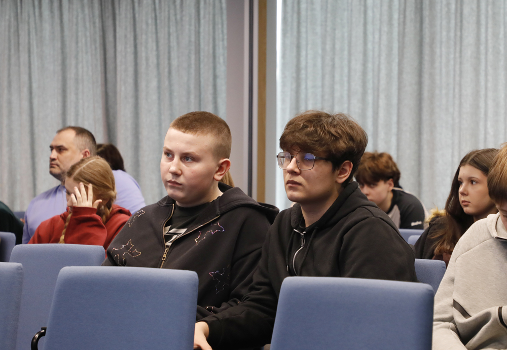 Spotkanie pt. „Jak nakręcić film” w ramach IX edycji projektu edukacyjnego „Łączka i inne miejsca poszukiwań” – Warszawa, 12 lutego 2026. Fot. Piotr Życieński (IPN)