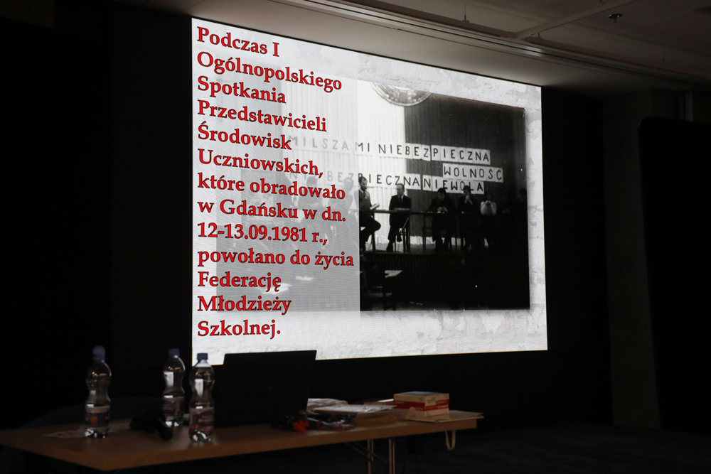 Spotkanie pt. „Jak nakręcić film” w ramach IX edycji projektu edukacyjnego „Łączka i inne miejsca poszukiwań” – Warszawa, 12 lutego 2026. Fot. Piotr Życieński (IPN)