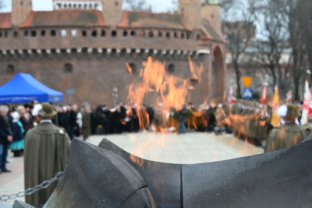 Obchody Narodowego Dnia Pamięci Żołnierzy Armii Krajowej, Kraków, 14 lutego 2026 r. Fot. Janusz Ślęzak (IPN)