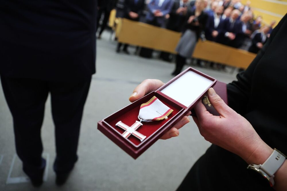 Uroczystość 45. rocznicy powstania NSZZ „Solidarność” i wręczenia Krzyży Wolności i Solidarności – Wrocław, 19 lutego 2026. Fot. Dariusz Skrzyniarz (IPN)